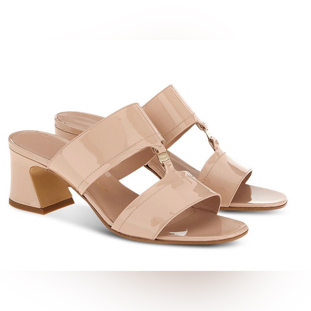 NIB SALVATORE FERRAGAMO Women’s Block Heel Sandals